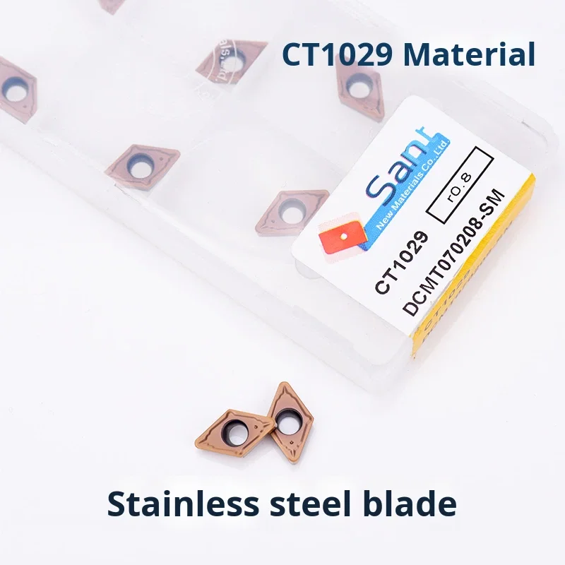 Dalian Shante Diamond Stainless Steel Blade DCMT070208-SM CT1029