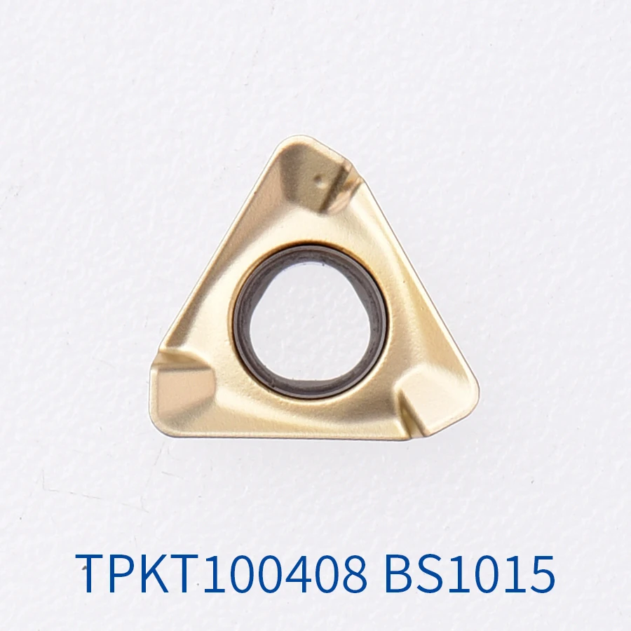 KEUE CNC Superharded Coated Triangle CNC Milling Insert TPKT100408/150508 BS1015 BS1002 3-Year Warranty