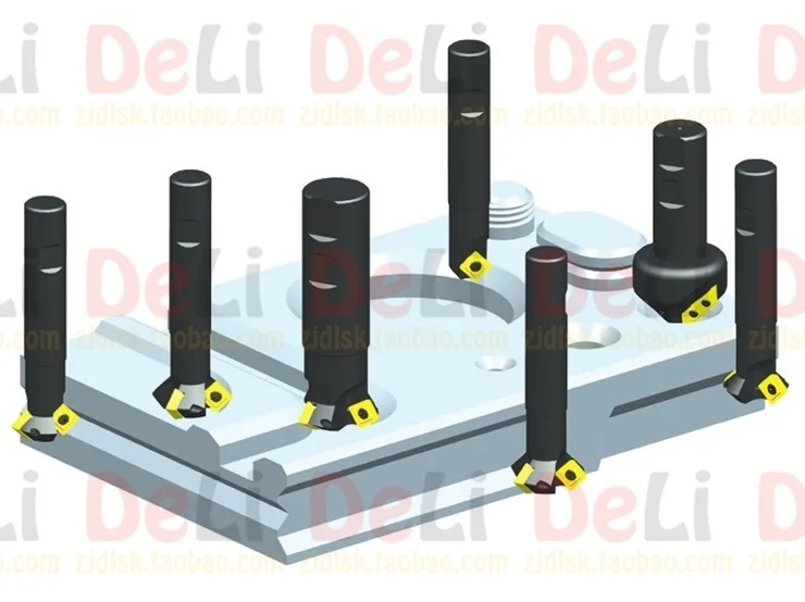 McKINLEY Chamfered Cutter Rod 45 Degrees/90 Internal/External Chamfering Knife Tialn Coated OEM B- SC09-0920-1T-C20