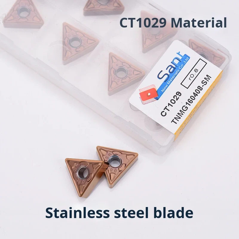 Dalian Shante Triangle Stainless Steel Blade TNMG160408-SM CT1029