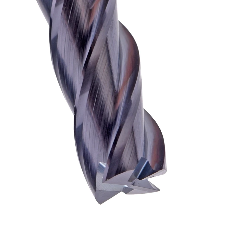 Replace UP210 UM-S4-4-11-4-50 Coated Hardened Common Steel With A Four-edge Flat-head Alloy End Mill