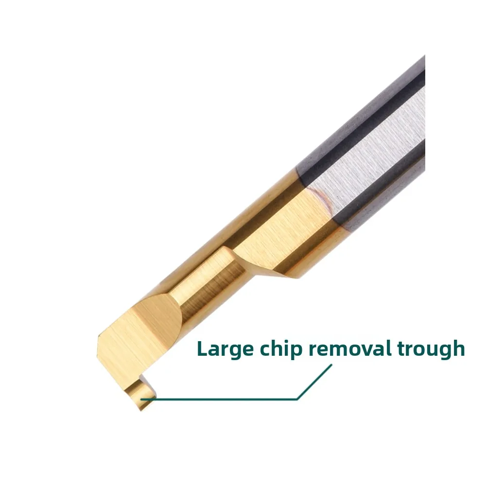 Precision Solid Tungsten Steel Internal Grooving Tool CNC SBWR Shockproof Boring Cutter for Small Diameter Holes