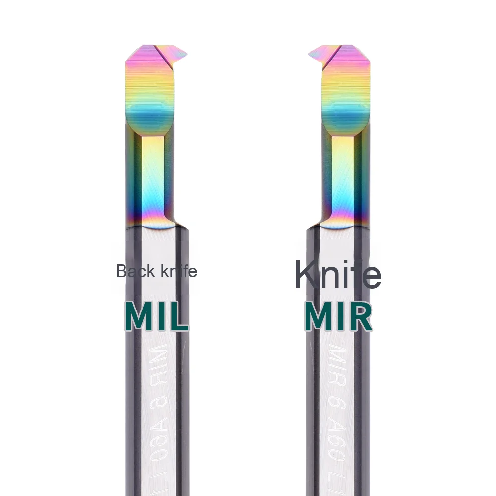 DLC Coated Carbide Internal Thread Knife High Gloss Finish Precision Tool for Copper/Aluminum Mir 5A60 L22 Small Tool Turning