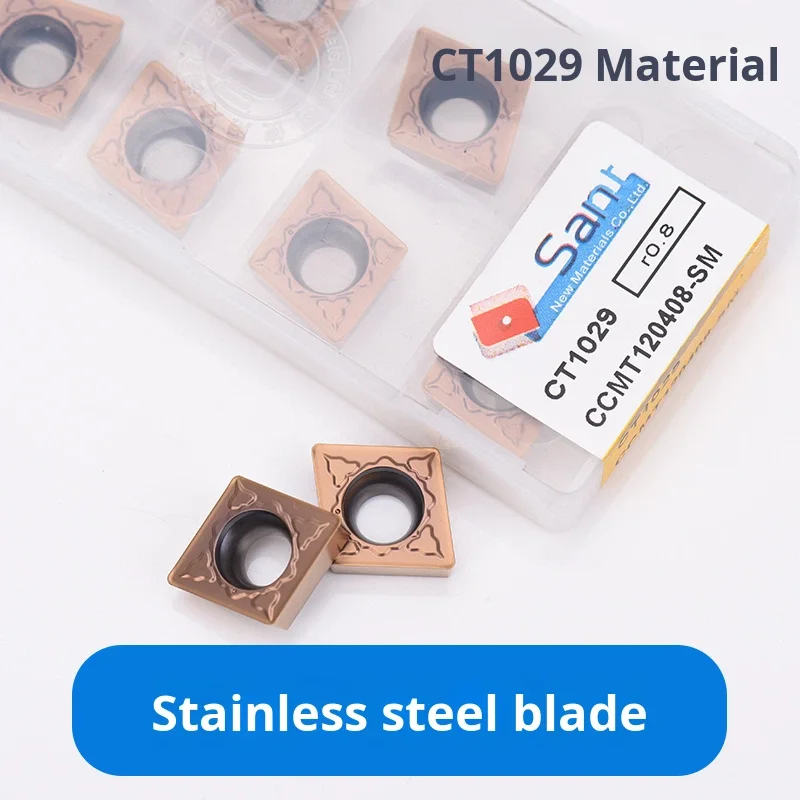 Square Stainless Steel Blade Dalian Sant CCMT120408-SM CT1029