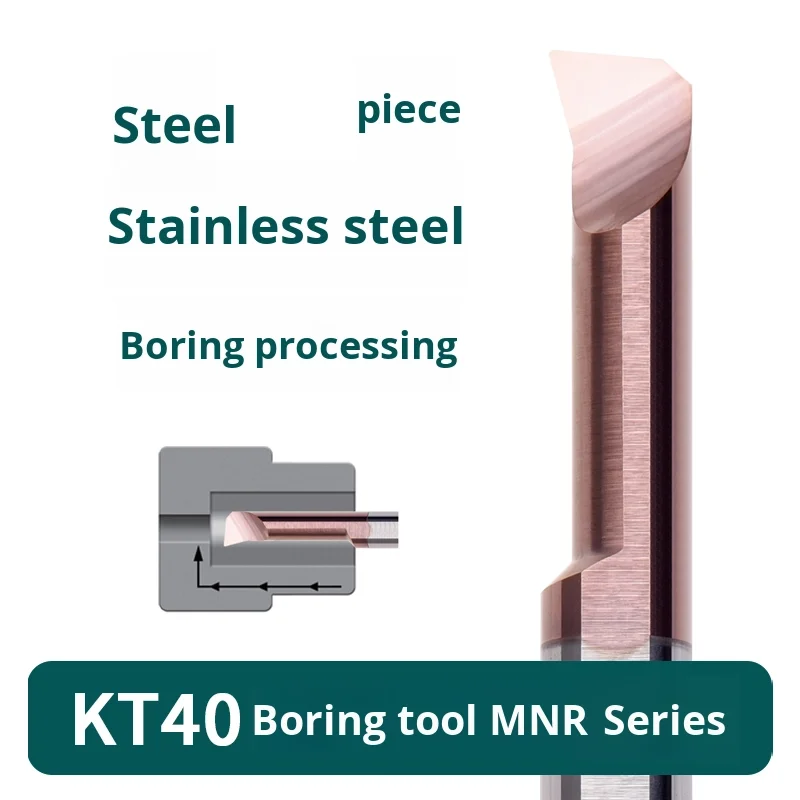 KT40 MNR Micro Boring Tool For CNC Machine Solid Carbide Small Diameter Tungsten Steel Small Internal Bore