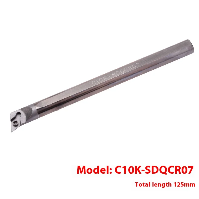 YULOU Tungsten Steel Anti-Seismic Shockproof Tool Holder SDQCR07/SDUCR07 HRC65 Blade 0.5mm Universal for Profiling Processing