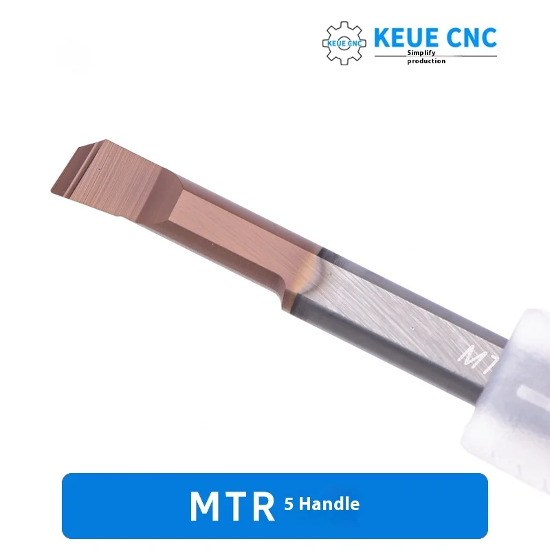 KEUECNC High Precision 2-Flute Boring Cutter MTR 5R0.2 L22 Tungsten Steel Alloy Internal Hole Machining 3-Year Warranty