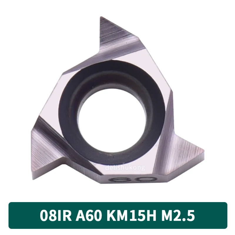KEUE CNC Small Inner Hole Internal Thread Tooth Blade 08IR 08NR A55 A60 1.0ISO Stainless Steel 3-Year Warranty