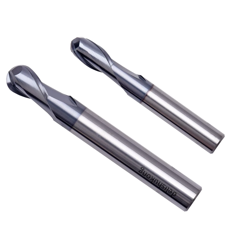 OEM Customizable Full Inspection Tungsten Steel Ball Cutters Carbide Numerical Control Tools R-shaped Heads Altin
