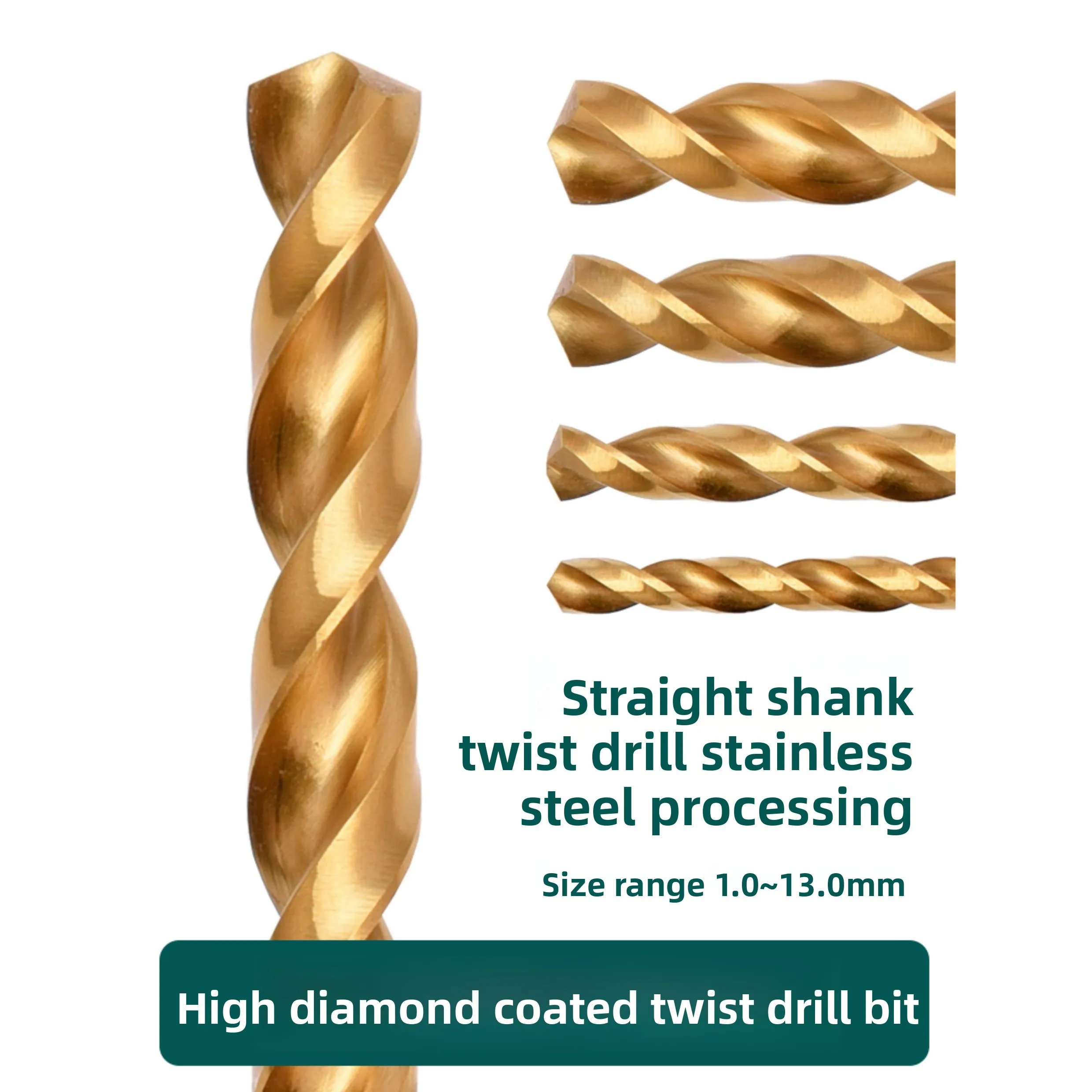 Stainless Steel Special Spot Drill Bit Twisted High-speed Cobalt Content 3-year Warranty Nonferrous Metals Application Imported