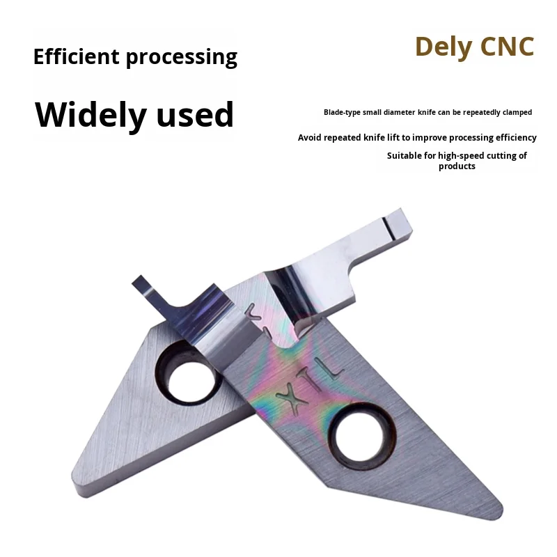 Mfr4B2.0 Carbide Micro-Diameter End Face Grooving Tool Vnfgr0810/20/30-10 Inner Hole End Face Inserts For Steel Workpiece