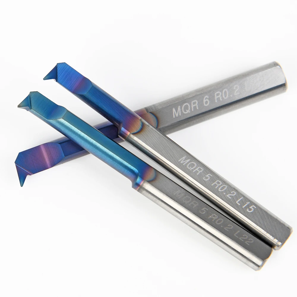 High Hardness Nano Blue Quenched Carbide Boring Tool MQR 6R0.2 L22 Boring Head Copying Machining Center KEUE CNC Cat40 Taper