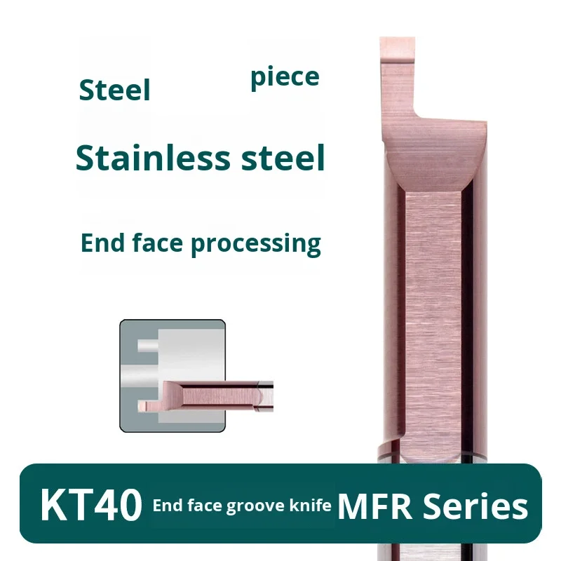 Tungsten Steel End Mill MFR/L Micro Small Diameter CNC Model KT40 MFR4 15L W0.5 for Processing Steel and Stainless Steel