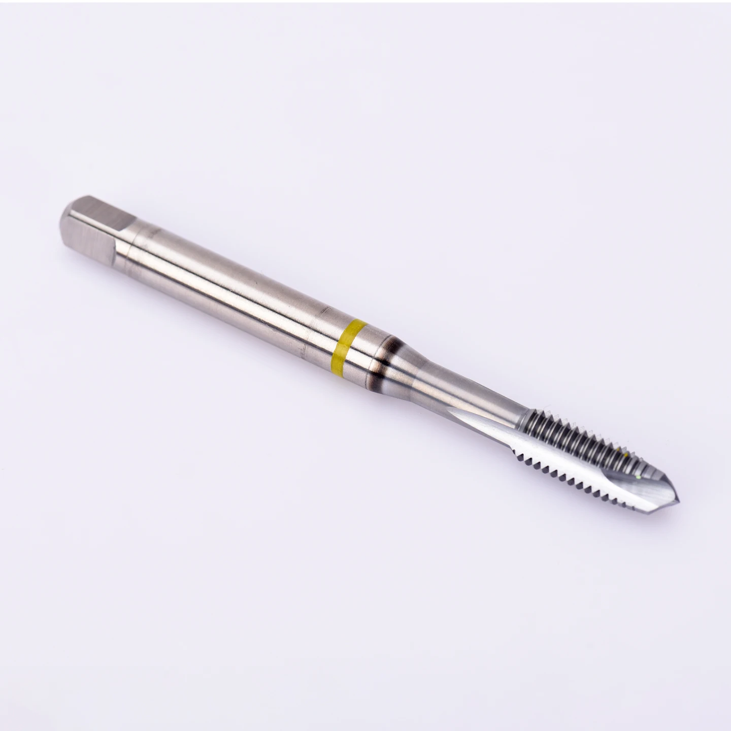 For DORMER Yellow Shark Line Spiral Tip Tap Die Shiny Chrome Plated M8 SBR HRC 58-62 3-Year Warranty