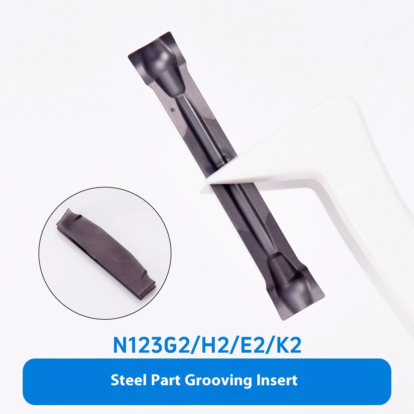 Daoqin Grooving Blade N123E2-0200-0002-CM DM215 HRC20 0.5mm Blade Size 3-year Warranty Replaces for Sand