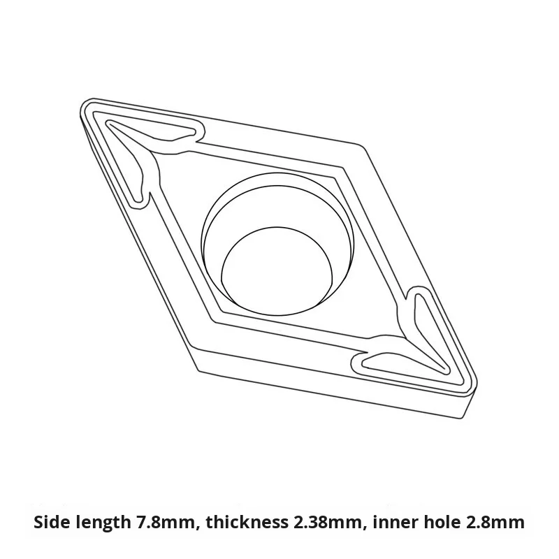 Diamond Internal Boring Blade for Stainless Steel Turning DCMT070204-HMP HQ DCMT070202-MV KM3325 China