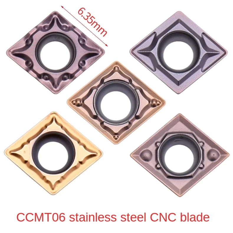 Blade CCMT060204 060202 060208 -HQ KM3 325 242 OEM KEUE CNC Titanium Aluminum Nitride Coated HRC 45HRC Stainless Steel External