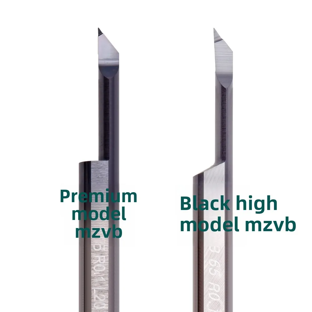 Solid Carbide Small Hole Boring Tool Inner Hole Profiling Processing Mar Mzvb 45R0.1 L12 Oval Inner End Face