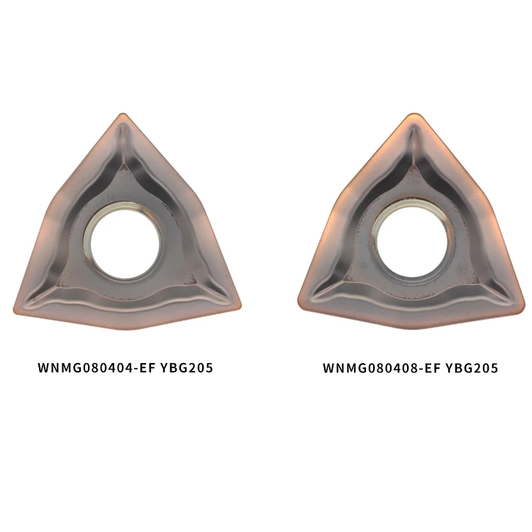 Zhuzhou Stainless Steel Triangle CNC Blade WNMG080404/08-EF YBG205