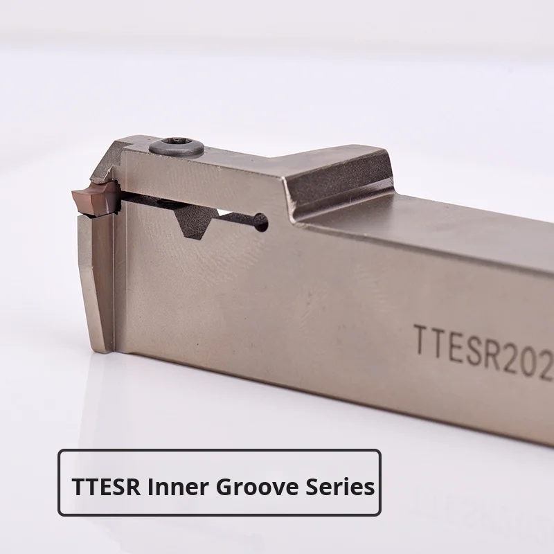 KEUE CNC Small Diameter Tdip300E-0.20 Ttsir12 Ingot Grooving Blade Tool Holder Internal Groove Turning Tool HRC80 Small Inner