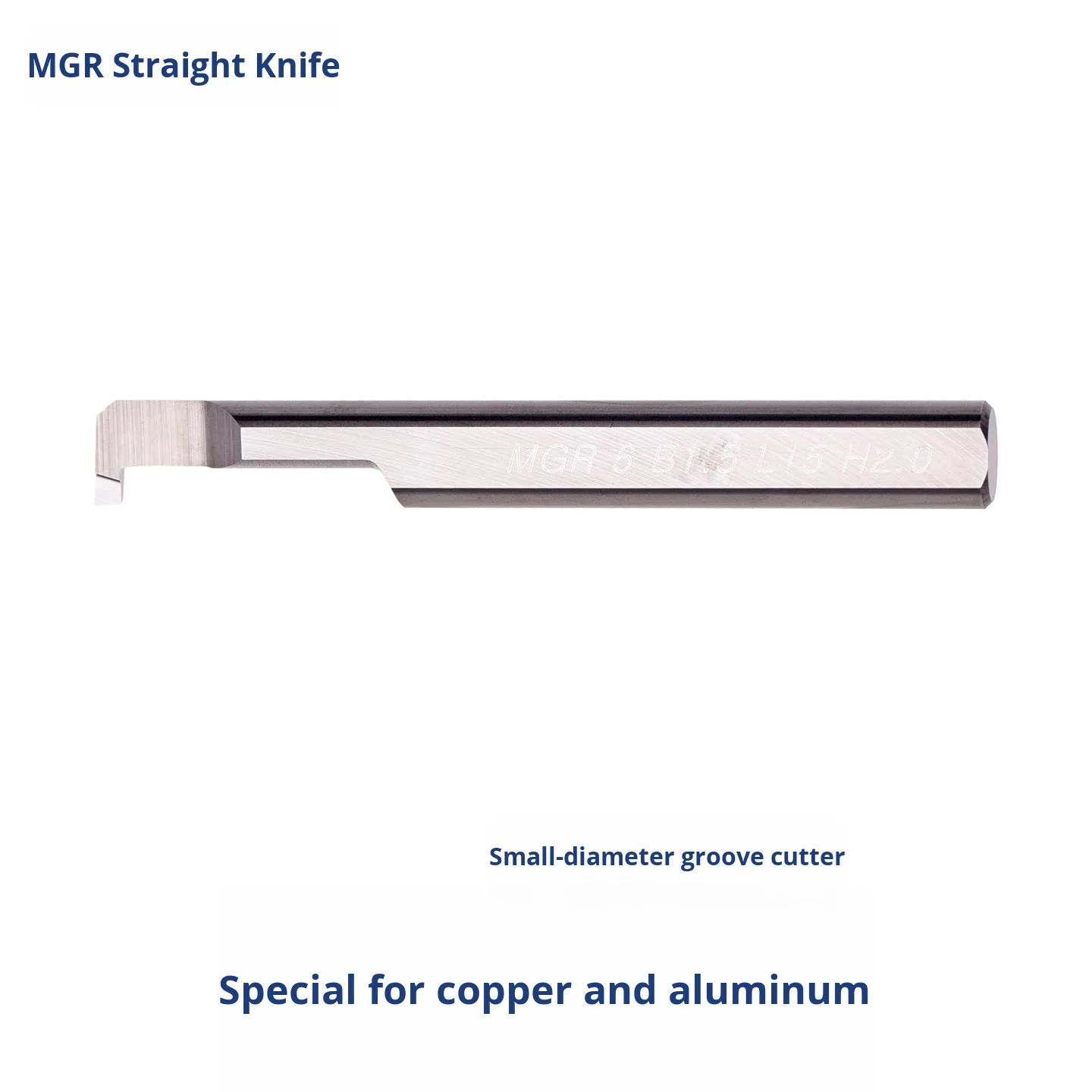 KEUE CNC Solid Tungsten Steel Internal Grooving & Boring Tool for Aluminum 0.01mm Precision 3-Year Warranty Uncoated