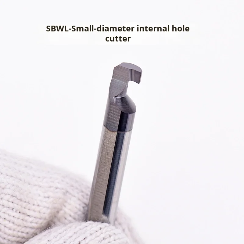 KEUE CNC Sbwl10 050R005-D4 Carbide Anti-Seismic Small Diameter Inner Groove Cutter Integral Tungsten Steel Right Boring Tools