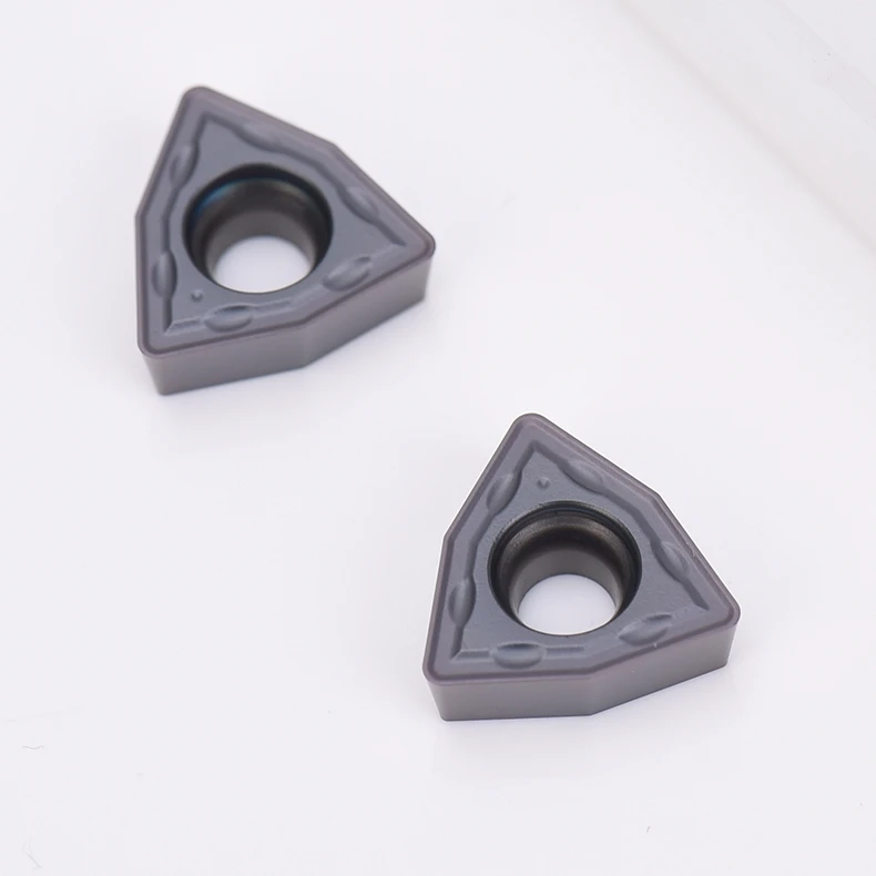 Santer OEM U Drill Insert WCMX030208 040208 WCMT050308 06T308 080412FN BS2115 Titanium Aluminum Nitride Coated External Turning
