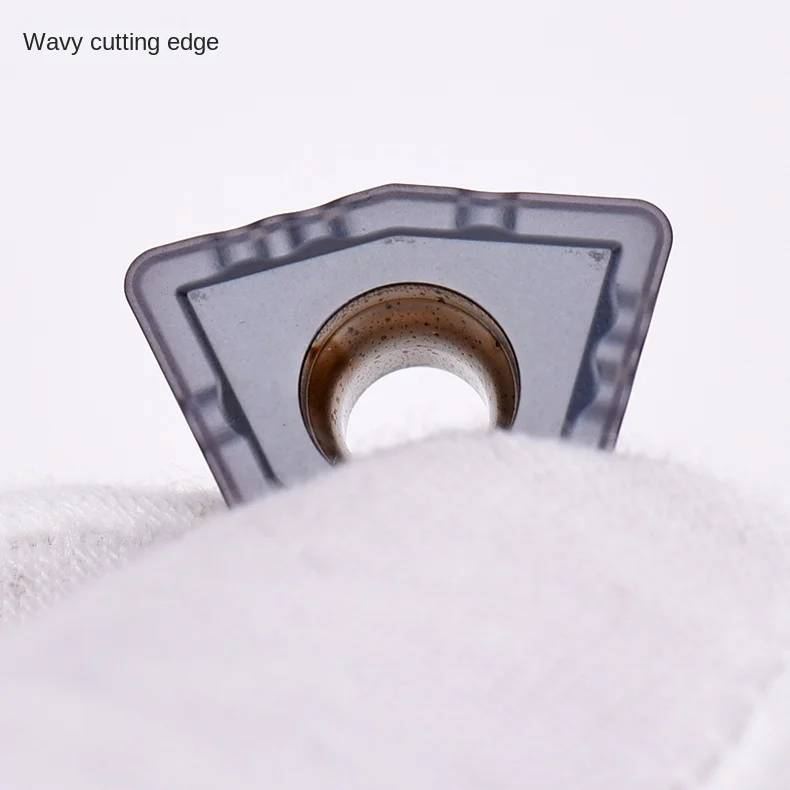 Cuttings Breaking U Drill Blade Violent Drilling WCMT050308R-PG PT1325 Peach Type Knife Special For Mild Steel