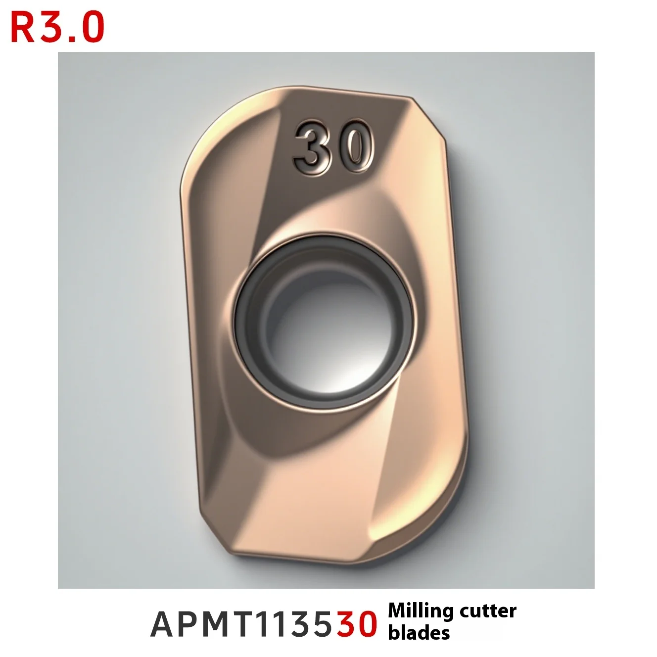 OEM-Customizable Stainless Steel Turning Tool Inserts CNC Milling R3.0 APMT113530 DLT205 DL1008 Mold Steel Inserts APMT113530