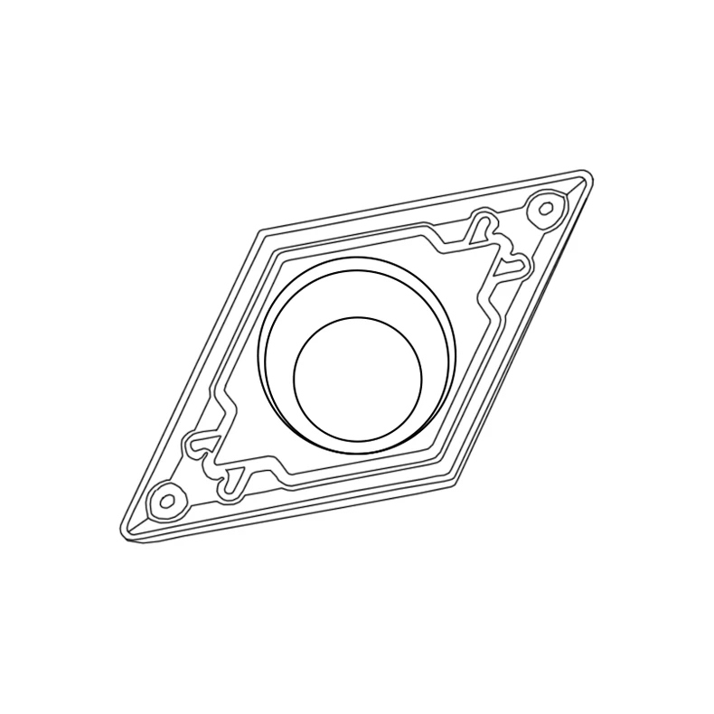 Numerical Control Blade Cermet Single-sided Inner Hole 55 Degree DCMT11T304/02/08-MT/HQ/FG Steel Parts Fine