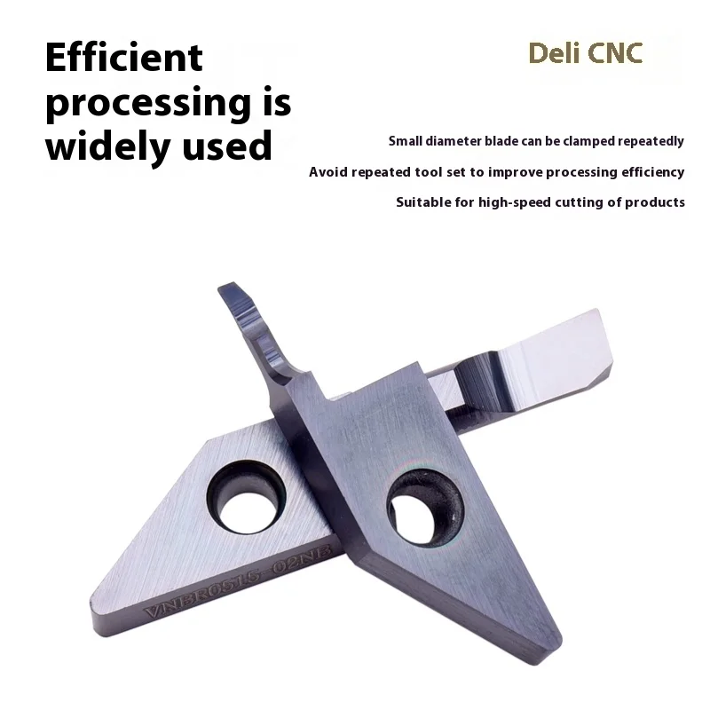 Keue Cnc MNR4R0.1 VNBR0515-02NB Premium Altin Coated HRC92 Carbide Internal Turning Tool for Stainless Steel Small Hole