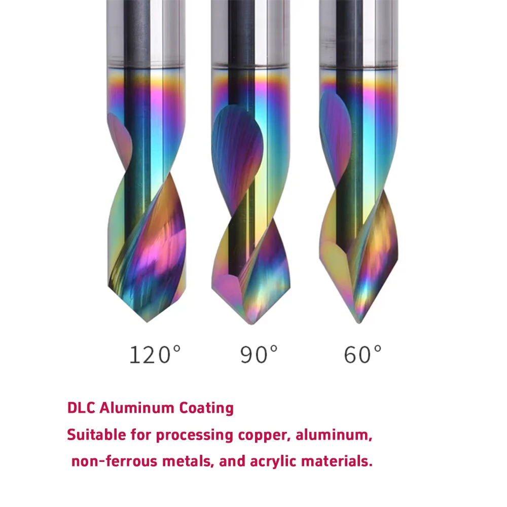 New Product: 90-degree, 120, and 60 Centering Drills for Seven-color Aluminum, Double-edge Chamfering Cutters, Tun