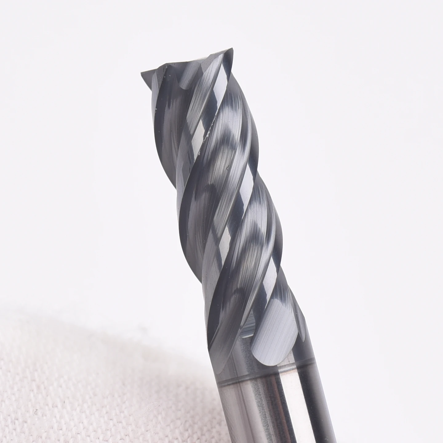 Jinli 4-Flute AlTin Coated Carbide High-Gloss Edge Milling Cutter High-Precision Mirror Finish ODM for Stainless Steel Special