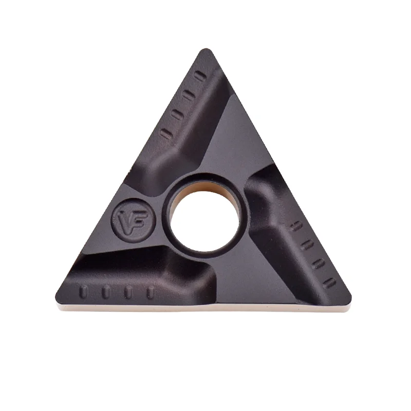 TNMG160404/160408R-VF L-VF KM250 Two-Color Coated Alloy Steel CNC Triangle Shape Turning Tool