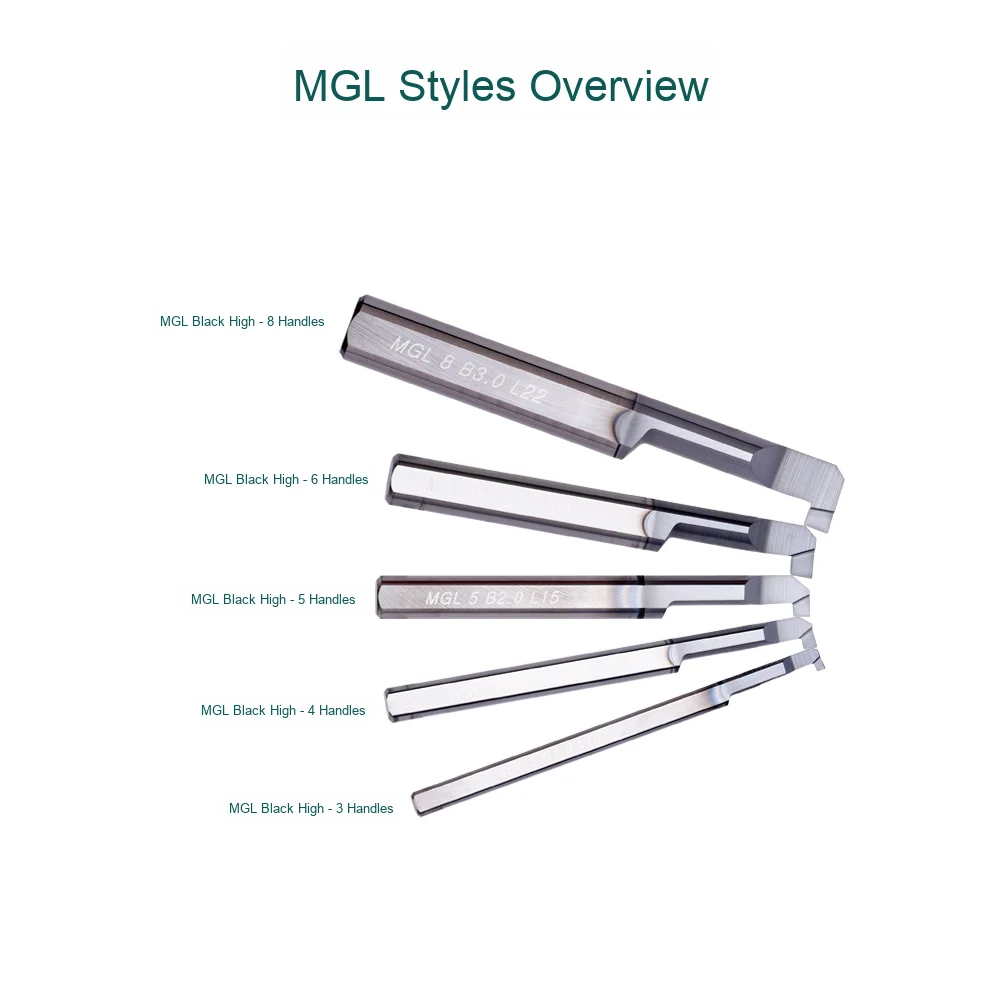 Precision MGL 6B2.0 L22 Tungsten Steel Coated Inner Groove Knife - Small Diameter Aperture Cutting Tool For CNC Machining