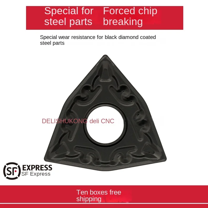 Jiangxi JW Blade WNMG080404-GF JT4125 4025 OEM Tialn Coated 45HRC Chip Breaking Good Finishing Steel Parts for Turning Center