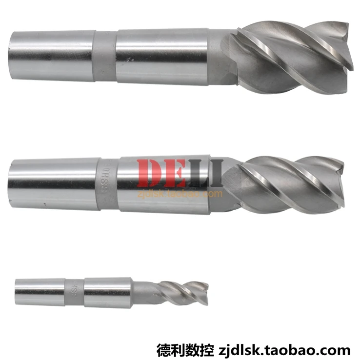 Harbin Institute Technology Standard High-Speed Steel Taper Shank End Mills OEM Customized 14/15/16/17/18/19/20-32/34/35 Sizes