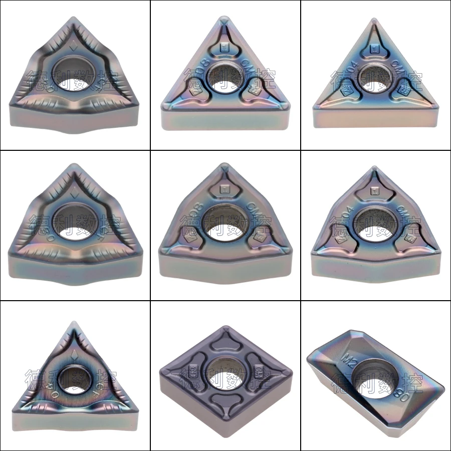 Quenched Steel High Temperature Alloy Special Blade Wnmg080404/080408/Tnmg160404-Au/Cm/Cf Triangle Shape