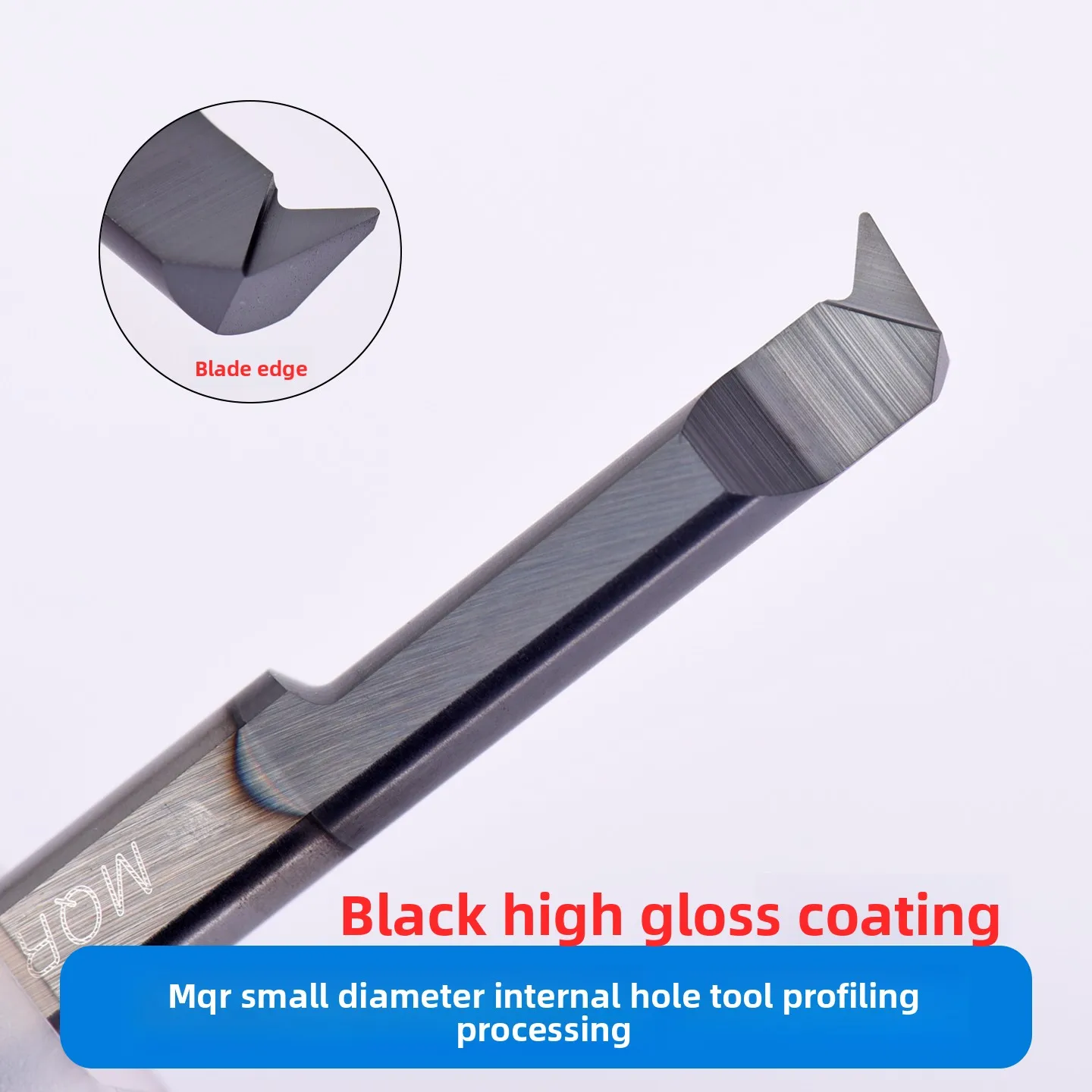 KEUE CNC Carbide Small Diameter Internal Boring Tool Profiling Processing Mqr 6R0.2 L22 Black High Coating 3-Year Warranty