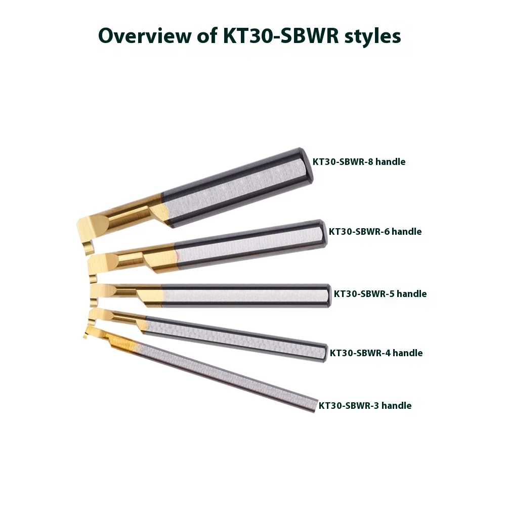 Precision Solid Tungsten Steel Internal Grooving Tool CNC SBWR Shockproof Boring Cutter for Small Diameter Holes