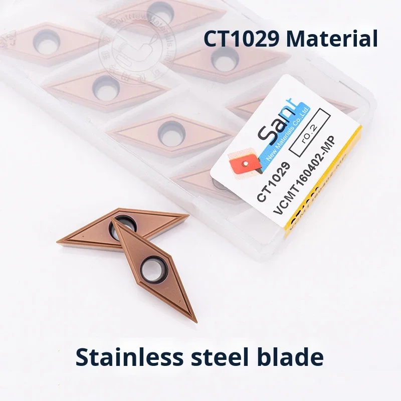 Dalian SANT CNC Blade Diamond Shape After Quenching VCMT160402-MP ST5000