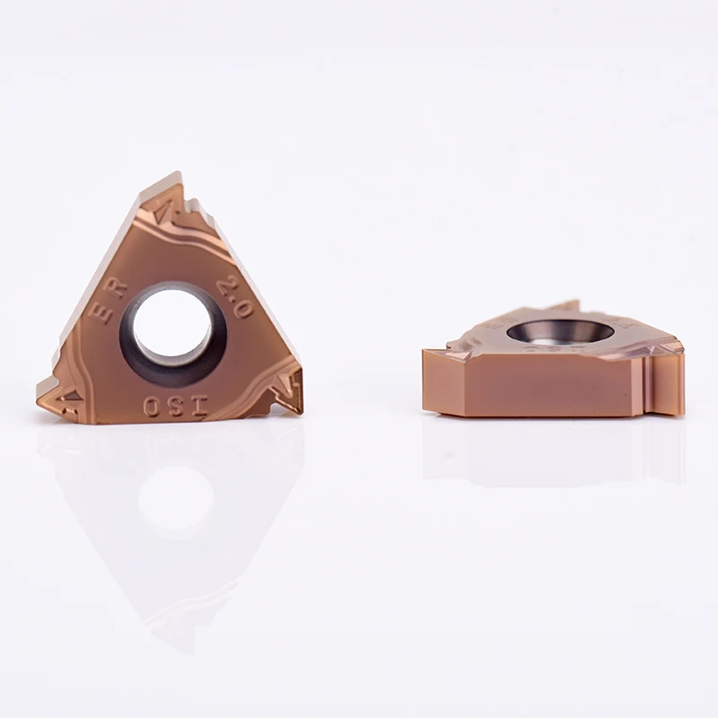 CNC Stainless Steel Internal External Thread Inserts Wear-Resistant 16ERM AG60 OP9125C PCD CBN Processing For Hard Turning Tool