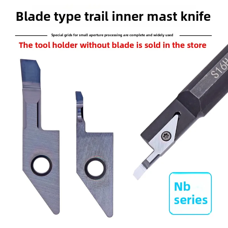 Keue Cnc MNR4R0.1 VNBR0515-02NB Premium Altin Coated HRC92 Carbide Internal Turning Tool for Stainless Steel Small Hole