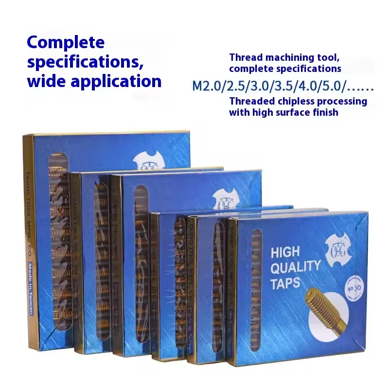 Genuine OSG M2.0/2.5/3.0/3.5 Die Titanium-Coated Extrusion Taps Imported Dabao TOSG