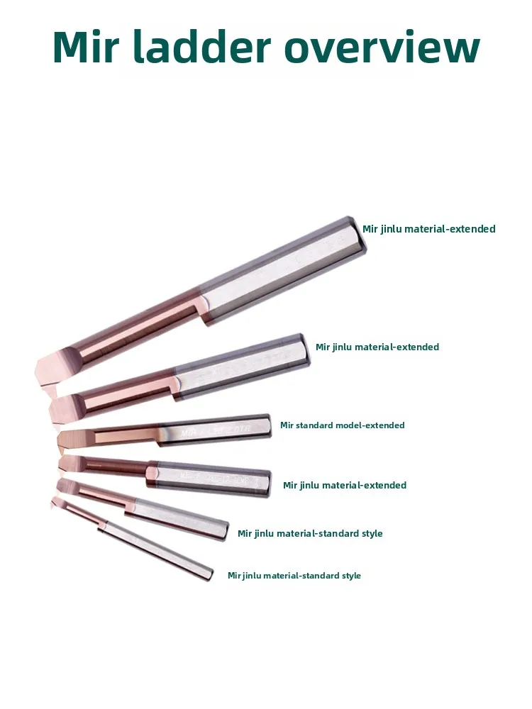 Durable Mir Boring Bar Set - 30&deg; Internal Thread Cutting Tools