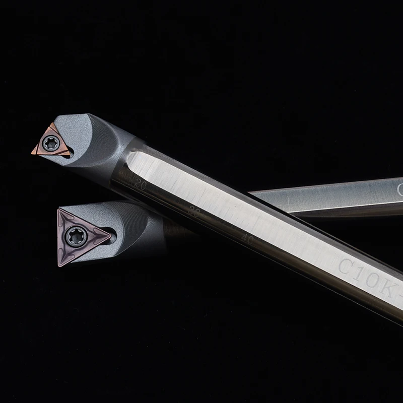 Small Diameter C10K Tungsten Steel Anti-Vibration Turning Tool Holder Altin Coating HRC 45 0.05in Blade Thickness Hard CNC Alloy