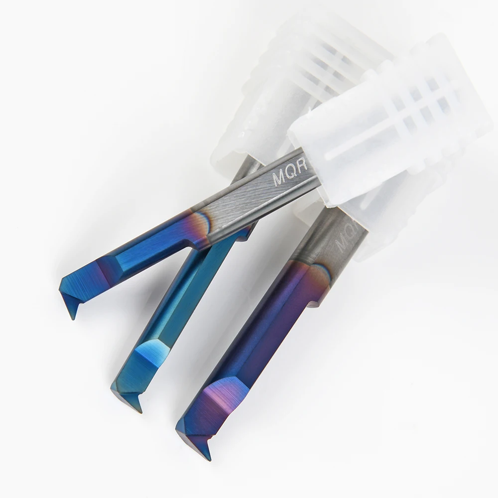 High Hardness Nano Blue Quenched Carbide Boring Tool MQR 6R0.2 L22 Boring Head Copying Machining Center KEUE CNC Cat40 Taper