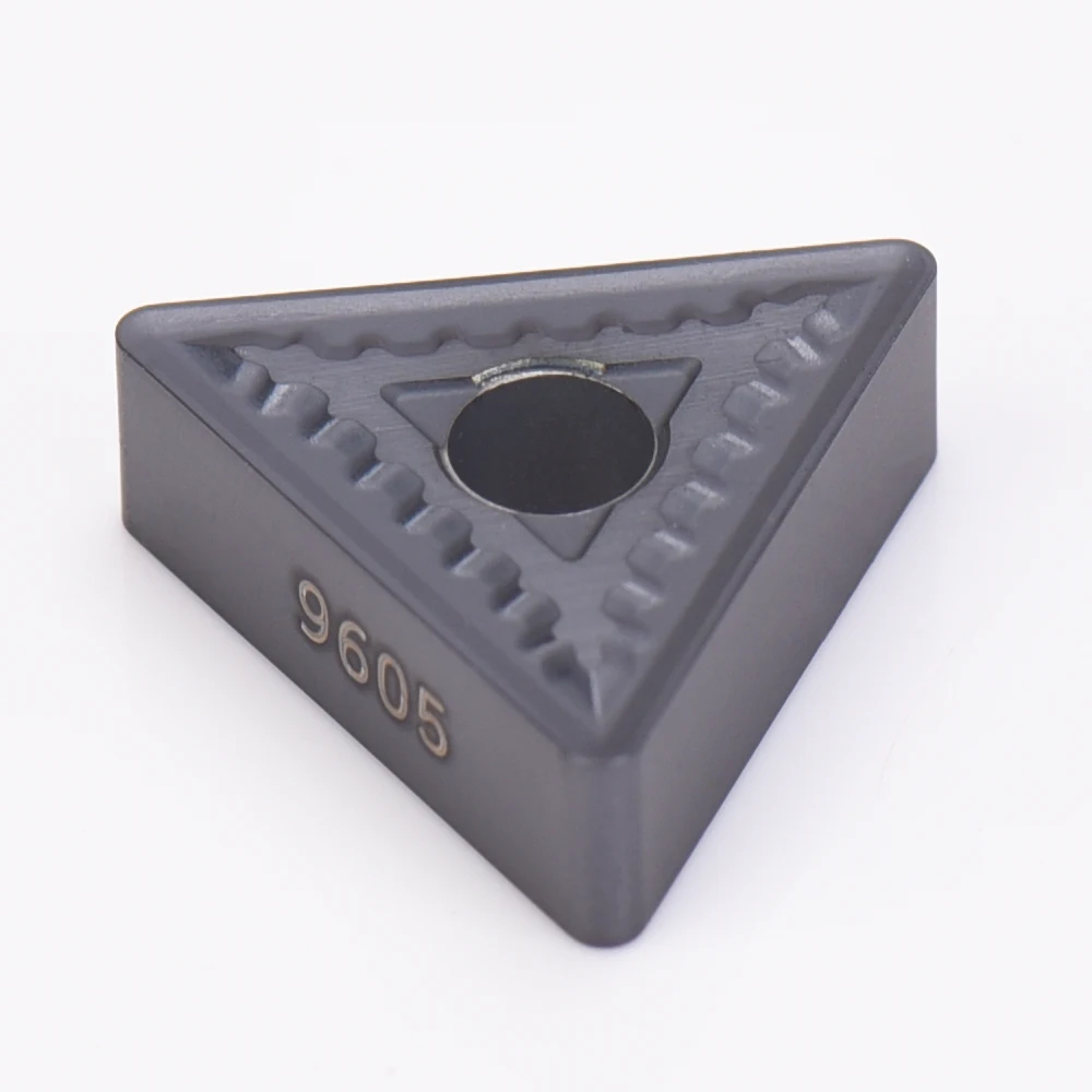 French Safety TNMG 160408-M5 9605 High Temperature Alloy Stainless Steel Carbide Insert PVD Coated For Lathe Machines OEM