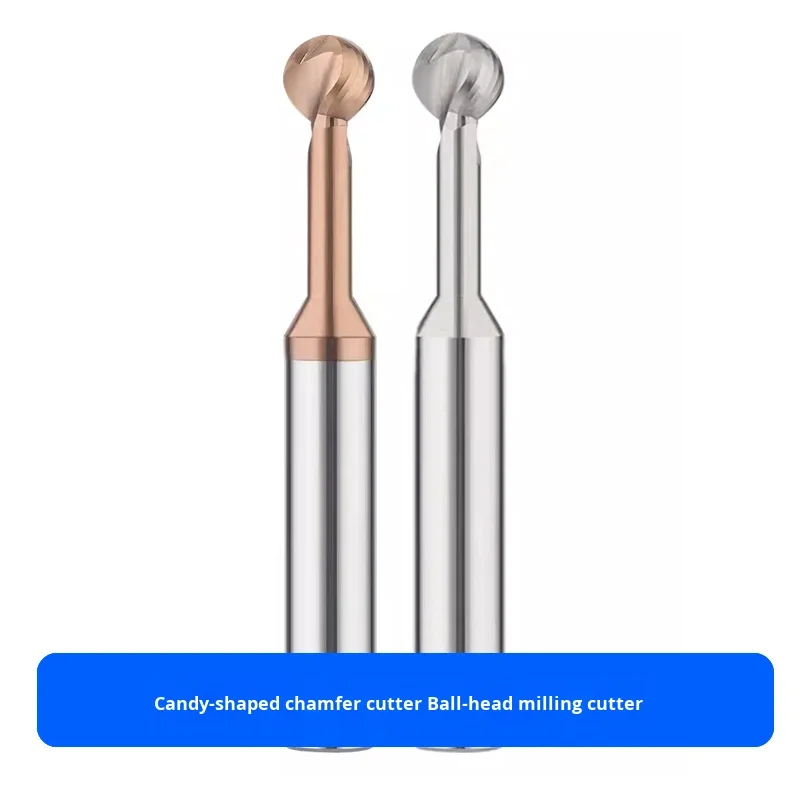 Lollipop Chamfering Cutter Arc-Shaped Coated Cutter Lollipop Coating Carbide Forming Ball End Mill Made in Mainland China