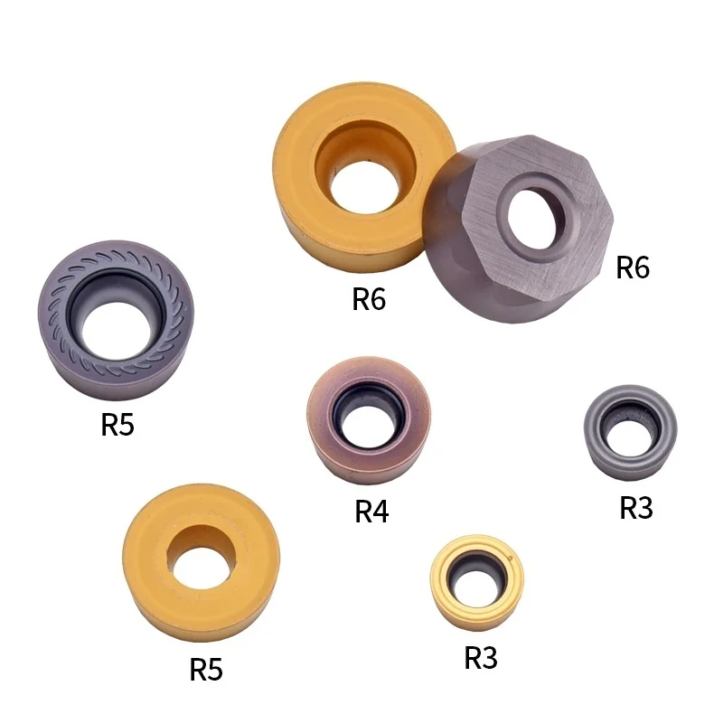 Round Turning Blade RCMT0602 0803 1003 RCKT10T3 1204 1606 2006MO OEM Titanium Aluminum Nitride Coated 45HRC 3-Year Warranty